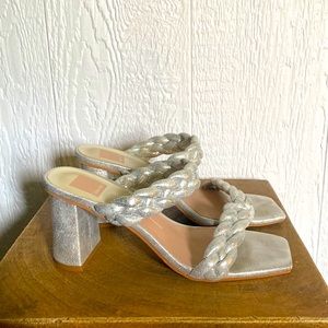 Dolce Vita Womens size 9 silver sandals